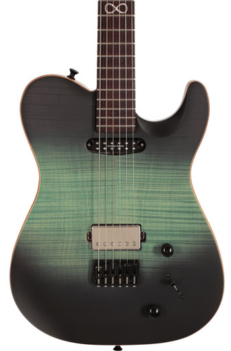 Chapman Law Maker Legacy Baritone Electric Guitar in Ocean Moss Blue Rosewood Neck