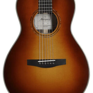 Alvarez Laureate LP70E Parlour Electro Acoustic in Herringbone Sunset