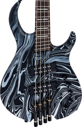 Sire M6 Headless 4 Bass Guitar in Black Swirl