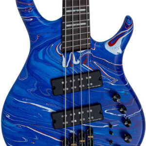 Sire M6 Headless 4 Bass Guitar in Blue Swirl