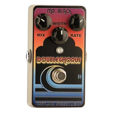 Mr Black DoubleChorus Diamond Sunset Chorus Pedal in Black