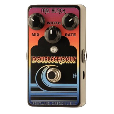 Mr Black DoubleChorus Diamond Sunset Chorus Pedal in Black