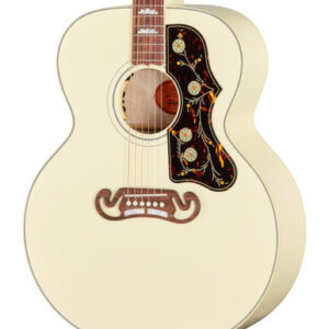 Gibson SJ-200 Standard Electro Acoustic Guitar in Classic White