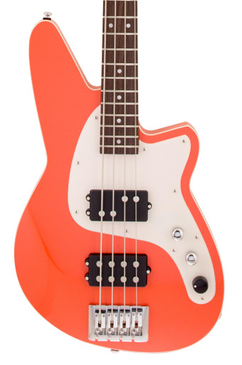 Reverend Mercalli Bass Guitar in Feisty Red