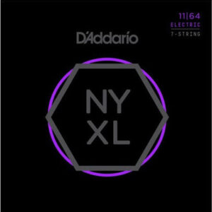 D'Addario NYXL1164 Nickel Wound Electric Guitar Strings 7-String Medium 11-64