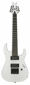 BC Rich Andy James Signature Assassin 7 String Electric Guitar in Satin White - Image 3
