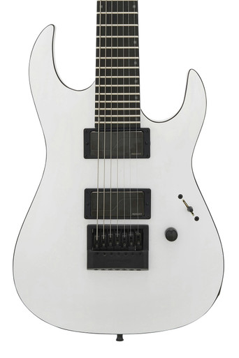 BC Rich Andy James Signature Assassin 7 String Electric Guitar in Satin White - Image 1