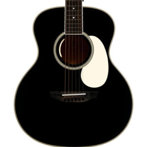Orangewood Ava Jr Live Mini Grand Concert Electro Acoustic Guitar in Black Satin
