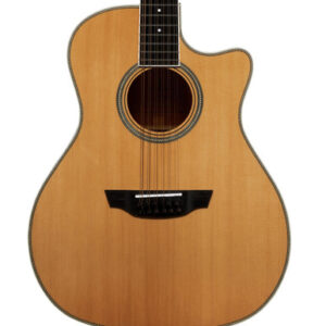Orangewood Sage 12-String Grand Auditorium Cutaway Acoustic Guitar in Natural Satin
