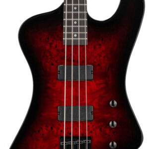 ESP LTD PHOENIX-204DX Bass Guitar in Red Burst