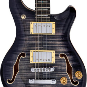 Sire Q7 Hollowbody Electric Guitar in Trans Black