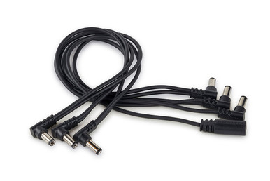 "Rockboard Flat Daisy Chain Cable 6 Outputs, angled"