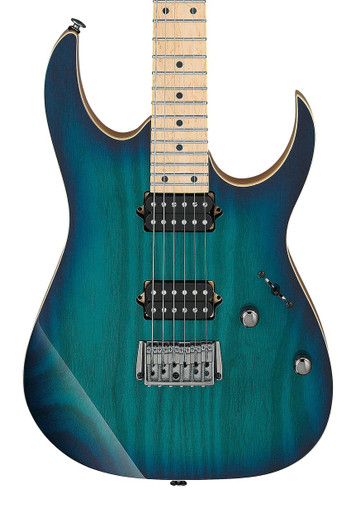Ibanez RG652AHMFX RG Prestige Electric Guitar in Nebula Green Burst