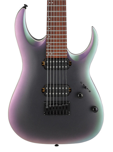 Ibanez RGA742EX-BAM 7-String Electric Guitar in Black Aurora Burst Matte