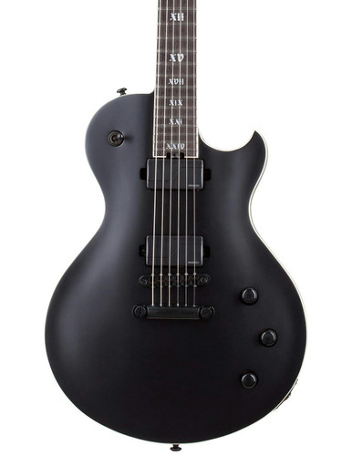 Schecter Solo II SLS Elite Evil Twin Electric Guitar in Satin Black - Image 1