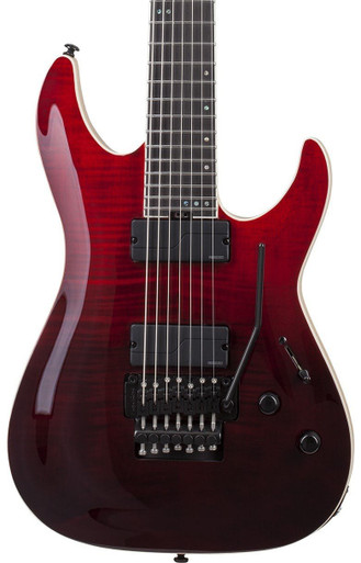 Schecter C-7 FR SLS Elite Electric Guitar in Blood Burst - Image 1