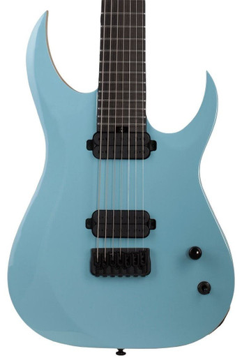 Schecter John Browne TAO-7 AZ Electric Guitar in Azure Blue - Image 1