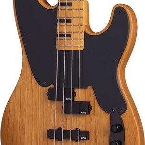 Schecter Model-T Session Bass Guitar in Aged Natural Satin