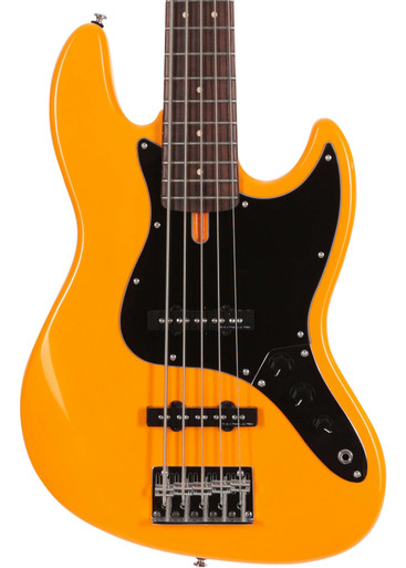 Sire Marcus Miller V3P Passive 5-String Bass Guitar in Orange