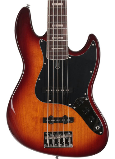 Sire Marcus Miller V5R Alder 5-String Bass Guitar in Tobacco Sunburst