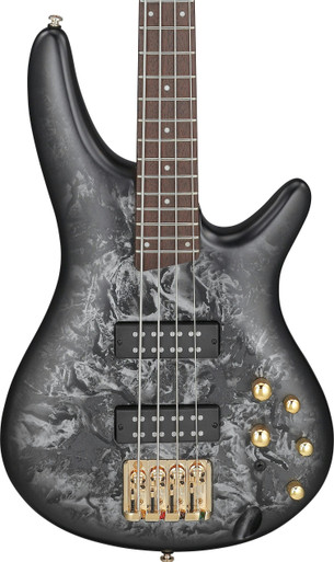 Ibanez SR300EDX-BZM 4-String Bass Guitar in Black Ice Frozen Matte