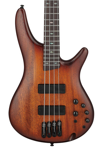 Ibanez SR500A-MHL Bass Guitar in Mahogany Brown Burst Low Gloss