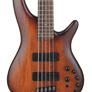 Ibanez SR505A-MHL 5-String Bass Guitar in Mahogany Brown Burst Low Gloss