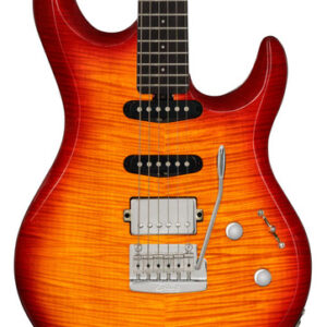 Sterling by Music Man Luke HSS Electric Guitar in Heritage Cherry Burst