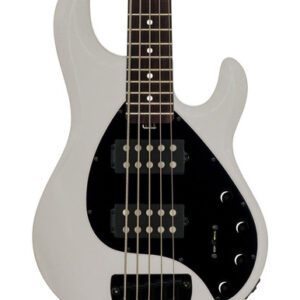 Sterling by Music Man StingRay 5 HH RAY35HH Bass Guitar in Chalk Grey