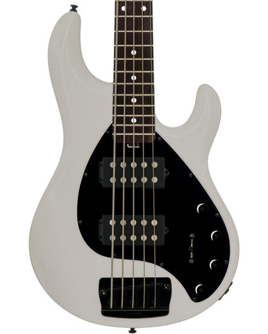 Sterling by Music Man StingRay 5 HH RAY35HH Bass Guitar in Chalk Grey