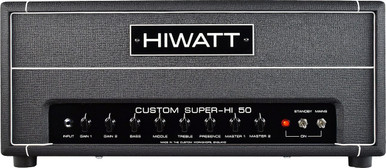 Hiwatt Custom Range Super-Hi 50w Amplifier Head