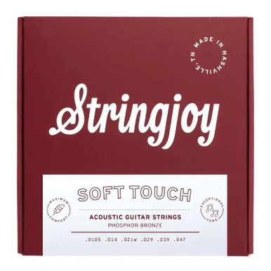 Stringjoy Naturals Soft Touch 10.5-47 Guage Phosphor Bronze Acoustic Guitar Strings