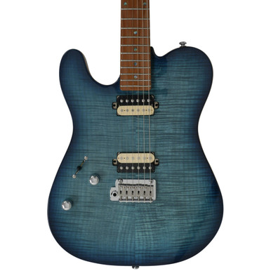 Sire Larry Carlton T7 FM Left Handed Electric Guitar in Trans Blue