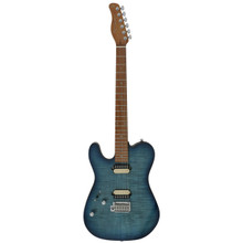 Sire Larry Carlton T7 FM Left Handed Electric Guitar in Trans Blue - Image 3
