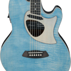 Ibanez TCM50FM-ODB Talman Series Acoustic Guitar In Open Pore Denim Blue