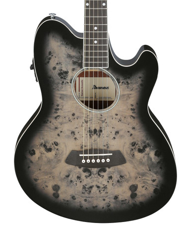 Ibanez TCY10PA-BKB Talman Electro Acoustic Guitar in Transparent Brown Black Burst High Gloss