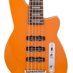 Reverend Triad 5 String Bass Guitar in Baked Orange