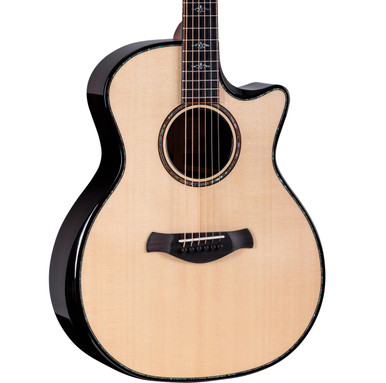 Taylor Next Generation 914ce Lutz Spruce Builders Edition Electro Acoustic Guitar in Kona Edgeburst