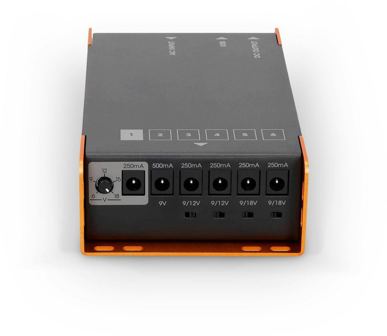 Palmer 6 Output Universal-Pedalboard Power Supply with USB - Image 5