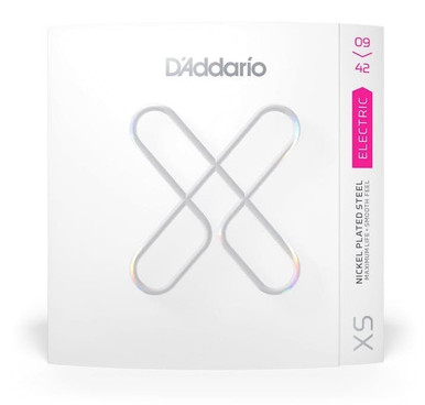 D'Addario XS Nickel Coated 9-42 Super Light Gauge Electric Guitar Strings