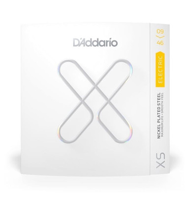 D'Addario XS Nickel Coated 09-46 Super Light Top Reg Bottom Gauge Electric Guitar Strings