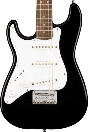 Squier Mini Strat Left Handed Electric Guitar in Black - Image 1