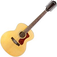 Guild F-2512E Jumbo Electro Acoustic Guitar Natural