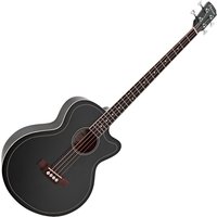 Hartwood Artiste Electro Acoustic Bass Guitar Black