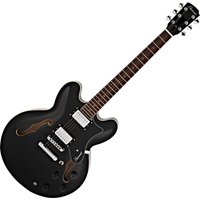 Hartwood Revival Semi Acoustic Guitar Jet Black