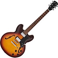 Hartwood Revival Semi Acoustic Guitar Sunburst