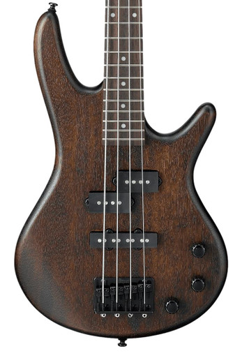 Ibanez GSRM20B-WNF MiKro Gio Bass Guitar in Walnut Flat - Image 1