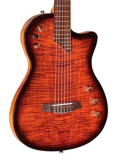 Cordoba Fusion Stage Nylon Electro Acoustic in Edge Burst
