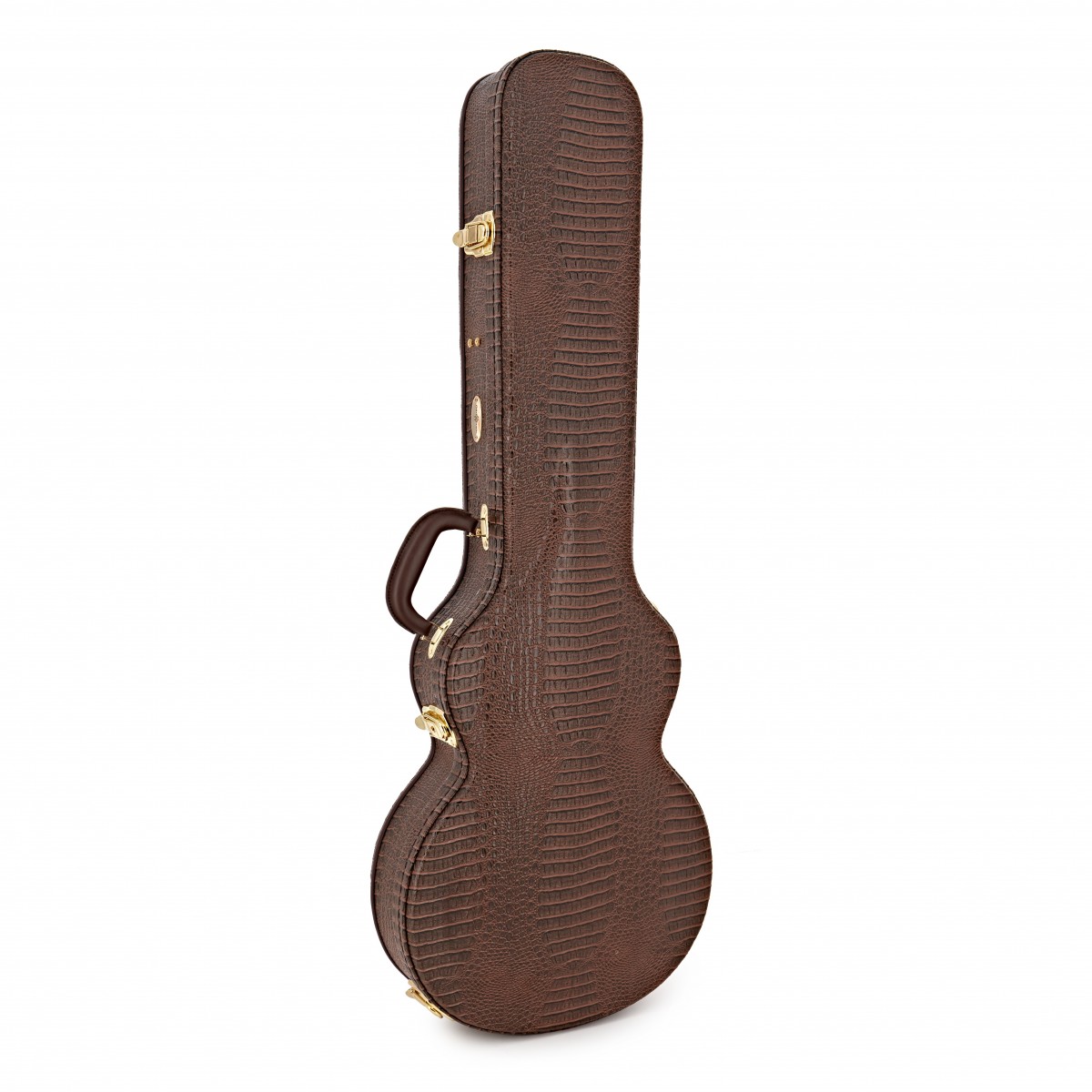 Deluxe Fitted Electric Guitar Case Brown