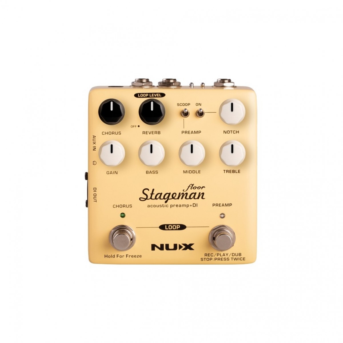 NUX NAP-5 Stageman Floor Acoustic Preamp & DI